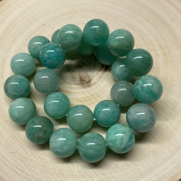 Amazonite Gemstone Bracelet - Picture 3 of 3